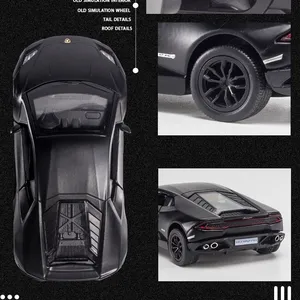 1/36 Huracan Super Motion Simulation Alloy Model sopprime il suono, la luce e le porte possono aprirsi per Giocattoli - Product Image 3