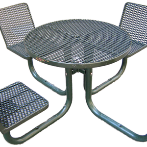 4ft X 8ft dekoratif düz alüminyum genişletilmiş <span class=keywords><strong>Metal</strong></span> masa bahçe paslanmaz çelik delikli tekniği dahil sandalye - Product Image 1