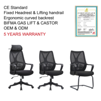 Chaise de bureau exécutive ergonomique traditionnelle en plastique, réglable en hauteur, pour gestionnaire informatique, vente en gros d'usine BOKE, design économique