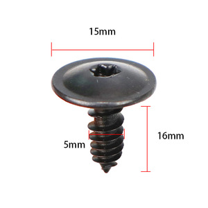 สกรูเกลียวปล่อย Sicheng M5x16 สำหรับรถยนต์ Volkswagen B5 Audi Q5 รุ่น N90974701 สำหรับตัวถังเหล็กภายใน - Product Image 5