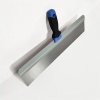 Ensemble complet de spatules à mastic en acier inoxydable 420 de 4 et 20 pouces avec manche PP/TPR pour le masticage des murs et plafonds, rénovation domestique, grattoir