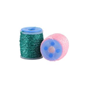 Tresse plate holographique/tube mylar synthétique Matériau du corps Tinsel étincelant Banderoles Nymphe Matériaux de fixation de mouches - Product Image 6