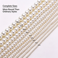 Perles rondes en ABS imitation nacre brillante, finition blanc beige, 500g/sac, 14mm, avec trous pour loisirs créatifs, épingles à cheveux et accessoires