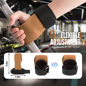 Customized logo From 50pcs MKAS Comfortable Durable Microfiber Gym Hand <strong>Grips</strong> Weightlifting <strong>Gloves</strong> Wrist Support Fitness <strong>Gloves</strong> - Product Image 5