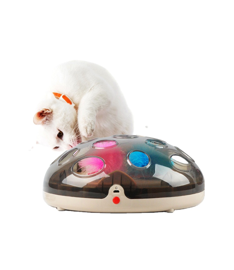 Лидер продаж, прочный мягкий шарик для волос, забавный подарок, Магнитная подвеска, электрическая интерактивная игрушка для кошек