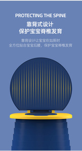 Orinal plegable portátil de entrenamiento para niños, asiento de inodoro para viaje, Camping, silla de entrenamiento - Product Image 6