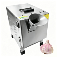 Machine à trancher l'ail électrique en acier inoxydable de qualité alimentaire, étanche, pour les environnements humides et les ateliers de transformation alimentaire