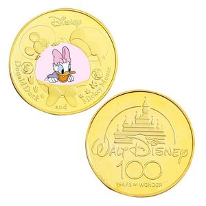 Monete d'Oro Commemorative a Tema Paperino, Stile Anime Americano, Distintivi da Collezione, Articolo di Grande Successo - Product Image 4