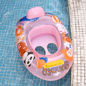Anillo de natación inflable para bebé Tanyozhe, diseño de dibujos animados de 60x45cm para uso en piscinas infantiles - Product Image 1