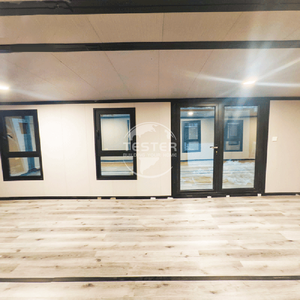 ตู้คอนเทนเนอร์เหล็กขนาด20ฟุต40ฟุตสำหรับครอบครัวบ้านสองห้องนอนบ้าน - Product Image 4