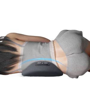 Magnetic Lumbar <b>Support</b> Massage Pillow Heated Hot Compress Neck Traction <b>Back</b> Quilted Removable Washable 100% Polyester <b>Bed</b> - Product Image 2