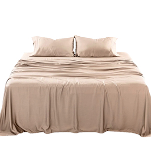 Nhà Máy Bán buôn dệt OEKO-TEX chứng nhận 300tc 100% sợi nhỏ Polyester Vua kích thước tùy chỉnh tấm ga trải giường thiết lập - Product Image 1