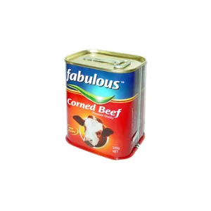 701 quadratische Corned Beef Blechdose