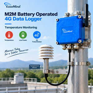 Registrador de Datos 4G de Bajo Consumo, Analógico, con Batería, Resistente al Agua IP67, Monitor de Temperatura Inalámbrico - Product Image 1