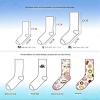 Chaussettes de cheville personnalisées imprimées en 3D par sublimation, respirantes, décontractées pour l'hiver, avec logo personnalisé