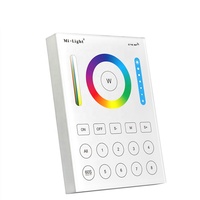 B8 Mi Light Miboxer, panneau intelligent RGB CCT à 8 zones avec contrôle individuel, 16 millions de couleurs, télécommande sans fil RF