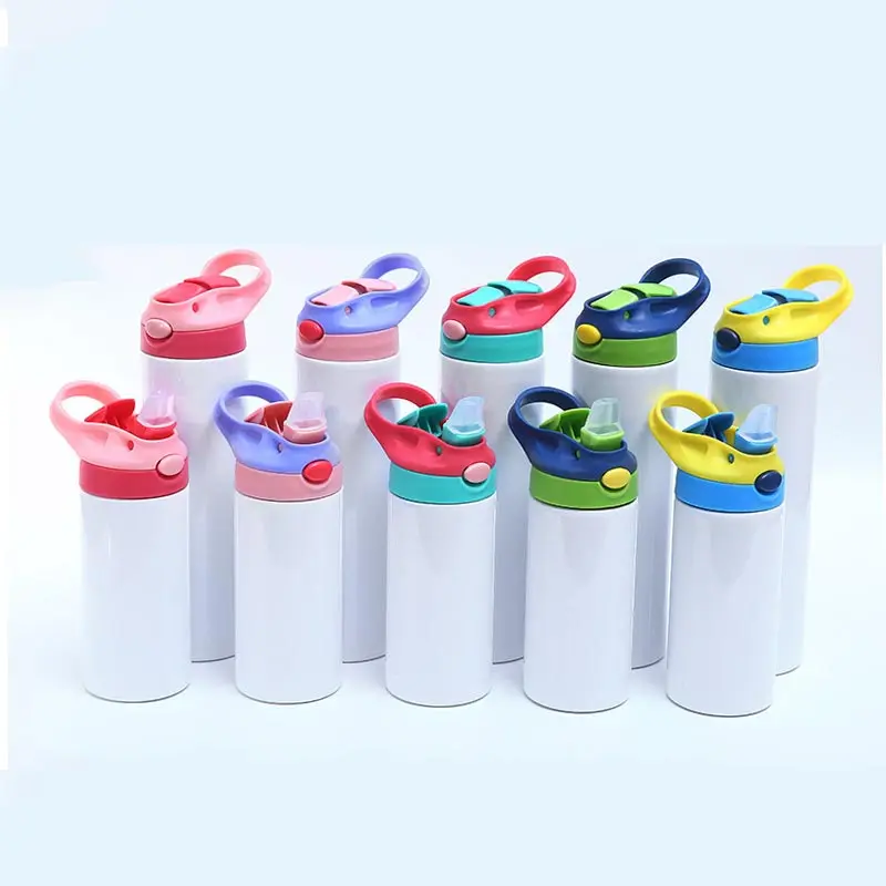 350ml 660ml Sublimation Kawaii Portable Children's Thermos Cup Kids School Water Bottle