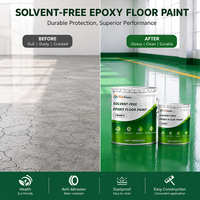 Pelapis Lantai Epoxy Bebas Pelarut, Aplikasi Kuas, Anti Debu, Tahan Aus, Tugas Berat untuk Lantai Gudang dan Pusat Logistik