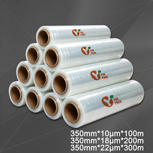 Pellicola <span class=keywords><strong>Estensibile</strong></span> Trasparente in LLDPE per Alimenti, 20 Micron, per Imballaggio Pallet e Distribuzione al Dettaglio - Product Image 1