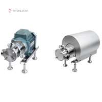 Pompe à impeller flexible auto-amorçante en acier inoxydable 316L pour applications sanitaires, personnalisable OEM pour applications alimentaires, ISO/CE