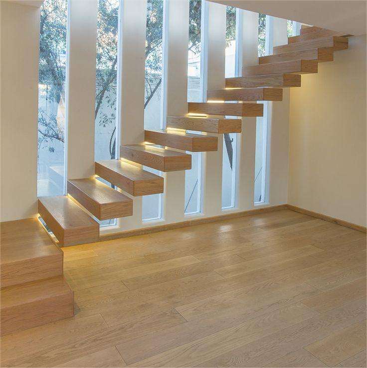 Architectural Floating Staircase Custom Designed for Signature Interior ...