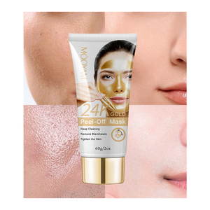 Masque facial en or 24K Golden Snail Nettoyage en profondeur Exfoliant Points noirs Peel Anti-âge Anti-rides Hydratant Blanchissant la peau - Product Image 4