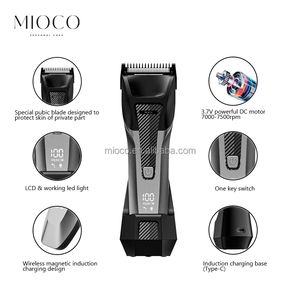<span class=keywords><strong>Tondeuse</strong></span> <span class=keywords><strong>intime</strong></span> sans fil MIOCO <span class=keywords><strong>pour</strong></span> hommes <span class=keywords><strong>tondeuse</strong></span> publique <span class=keywords><strong>pour</strong></span> les cheveux et l'aine avec technologie d'induction de charge USB étanche IPX7 - Product Image 4