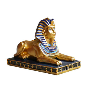 Maquette architecturale en résine peinte à la main du <span class=keywords><strong>Sphinx</strong></span> <span class=keywords><strong>et</strong></span> des <span class=keywords><strong>Pyramides</strong></span> égyptiennes - Décoration de table pour restaurant <span class=keywords><strong>et</strong></span> accessoires de présentation pour bar - Product Image 5
