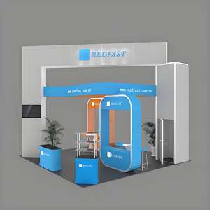 هيكل المعرض الصلب والخشب وحدات كشك مؤقت حل التجميع السريع تصميم احترافي مخصص 4-5 متر الارتفاع - Product Image 1