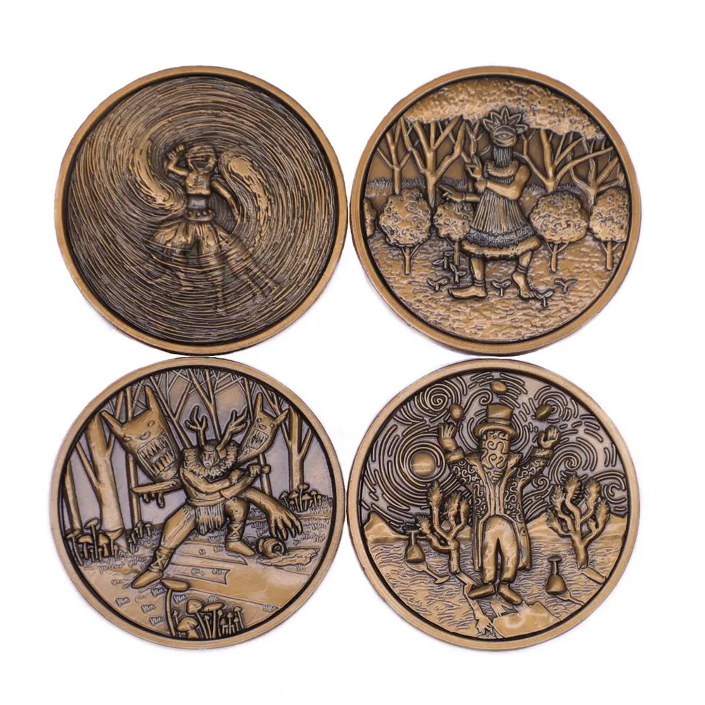 Hochwertige benutzer definierte Art von Gedenkmünzen Souvenir münzen Metal Challenge 3D-Münze