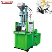 Mini machine de moulage par injection hydraulique verticale à table coulissante 40 tonnes pour ampoules LED PP/PA/PVC