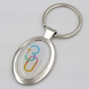 Llavero de Aleación de Zinc con Resina Epoxi, Adhesivo con Logotipo, Código QR Publicitario, Pequeño Regalo Personalizado, Llavero con Personalización Creativa - Product Image 2
