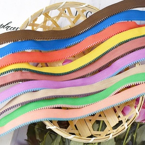 Deepeel ap014 3 # Băng Cho Túi Hành Lý May Nhựa Dây Kéo Thân Thiện Với Môi Tự Làm Quần Áo Áo Khoác Phụ Kiện Open-End Nhựa Dây Kéo - Product Image 1