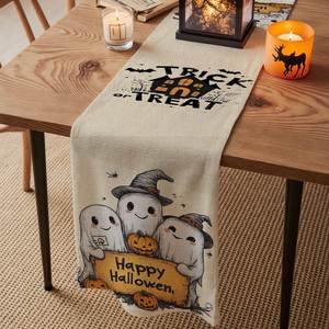 Halloween <b>Table</b> <b>Runners</b>, Reusable Halloween Decorations for Kitchen & <b>Dining</b> <b>Table</b> - Product Image 1