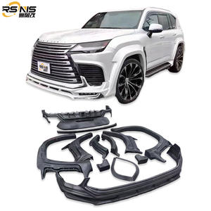 Kit de Carrocería Ancha LX para <span class=keywords><strong>Lexus</strong></span> LX600 LX700, Labio Delantero Mejorado, Faldones Laterales, Cejas de Rueda, Difusor Trasero, Fibra de Vidrio, Estilo WLAD - Product Image 1