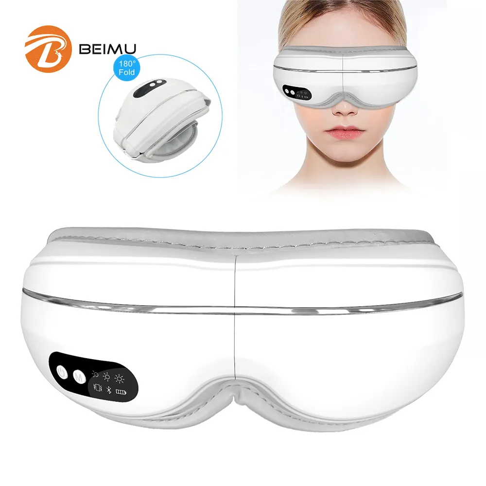 Adjustable Air Pressure Relaxing Therapy Wireless Vibrating Rechargeable Care Home Foldable Kneading Heating Smart Eye Massager