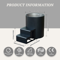 Bain de glace extérieur de haute qualité avec refroidisseur et filtre, baignoire de récupération à immersion froide en acier inoxydable 304