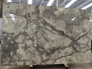 Grande dalle en quartzite naturel Union Stone Super Blanc, polie, imperméable, pour cuisine, salle de bain, hôtel, avec garantie d'un an - Product Image 3