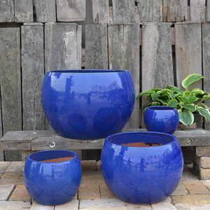 Fournitures de décoration intérieure en gros, <span class=keywords><strong>pot</strong></span> de plante, <span class=keywords><strong>grand</strong></span> <span class=keywords><strong>pot</strong></span> en céramique effet luxe, pots de jardin brillants et émaillés - Product Image 4