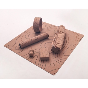 Set de Yoga Profesional de Lujo con Tapete de Corcho de 3mm de Grosor, 183x61cm, Ecológico, con Logotipo Personalizado - Product Image 2