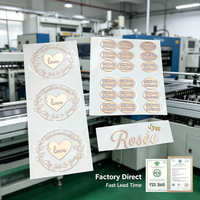 Autocollants de transfert UV DTF personnalisés, impression de logo botanique, film transparent sans fond, décalcomanie pour bouteille en verre, OEM, faible MOQ