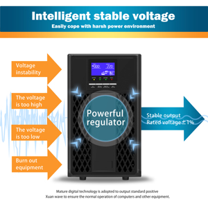 1KVA/2KVA/3KVA/6KVA/10KVA/15KVA/<span class=keywords><strong>20KVA</strong></span> 고주파 트루 더블 변환 온라인 <span class=keywords><strong>UPS</strong></span> 순수 사인파 출력 - Product Image 3