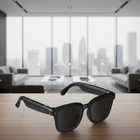 Lunettes Intelligentes avec Caméra Intégrée, Enregistrement Vidéo 1080P, Traduction IA en Voyage, Réunions, Musique, Appels, Recharge Magnétique, IP54