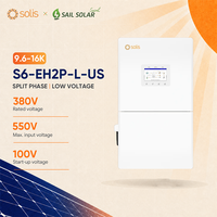 Onduleur solaire hybride biphasé Solis S6-EH2P9.6K-L-US version US 120/240V pour raccordement au réseau et stockage d'énergie hors réseau