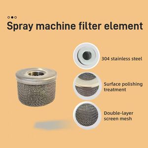 Filtre à peinture sans air pour <span class=keywords><strong>pistolet</strong></span> de pulvérisation, filtre à liquide en acier inoxydable 304, filtre cylindrique 30-200 mailles - Product Image 5