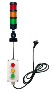 ONN-M4 indicatore di stato della macchina multifunzione Led Signal Tower Andon-Light con pulsanti On/Off