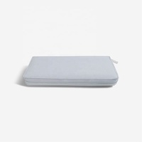 Pochette à bijoux en cuir PU personnalisée, rangement de voyage à la main, rouleau de classeur à anneaux, étui organisateur de bijoux en velours avec logo