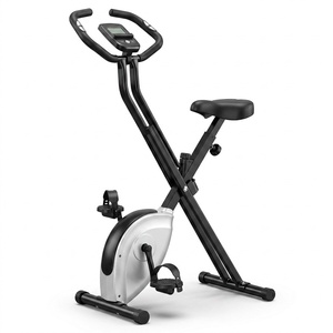 Vélo <span class=keywords><strong>d</strong></span>'exercice pliable avec siège confortable, vélo <span class=keywords><strong>d</strong></span>'<span class=keywords><strong>appartement</strong></span> magnétique silencieux pour entraînement à domicile ou au <span class=keywords><strong>bureau</strong></span>, entraîneur cardio avec écran LCD - Product Image 5