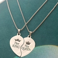 Collar con Colgante de Corazón de Acero Inoxidable Grabado Personalizado, Joyería de Moda