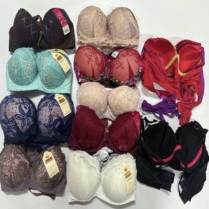 0.42 Dollar <strong>Model</strong> CGT041 Africa Cheap Market <strong>Bras</strong> for Women Full Coverage Lace Bralette With Many Colors and Patterns - Product Image 1